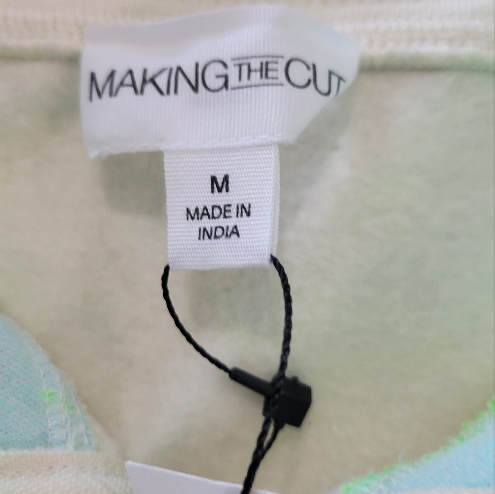 MAKING THE CUT Women's Standard Drop Sleeve Boxy Half Zip Sweatshirt Size M - Picture 10 of 13